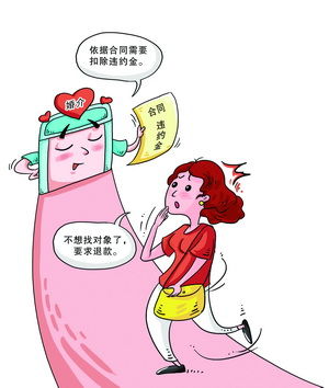 为找对象缴费4万多元 当天反悔能退婚介费吗